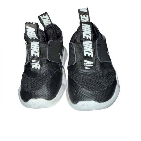 Nike Preschool Flex Runner Toddler Sneakers Size 4C Black Slip On - Picture 3 of 5